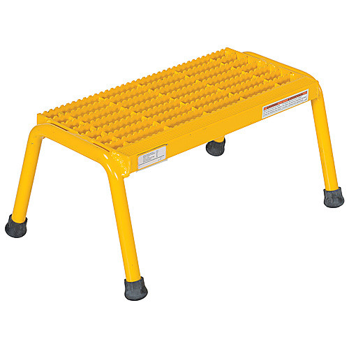 Alum Step Stand - 1 Step Welded Yellow